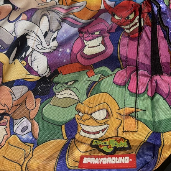 Space jam sprayground bookbag - Picture 3 of 9
